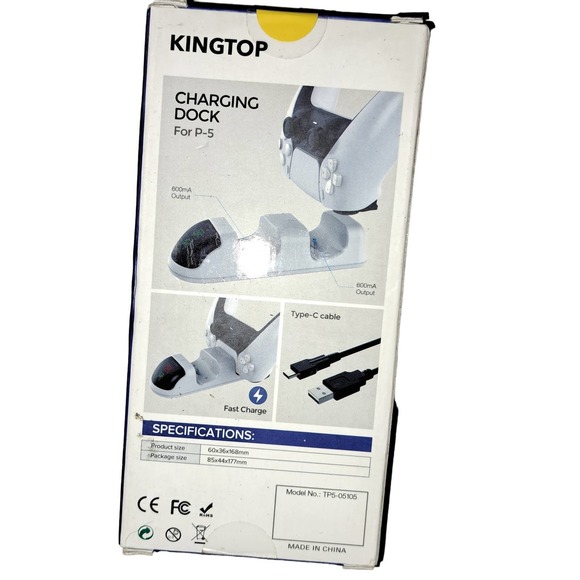 PlayStation Dual Sense PS5 Controller Charger with USB C Cable -LED Indicator - Picture 6 of 7